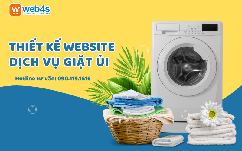 Thiết kế website dịch vụ giặt ủi